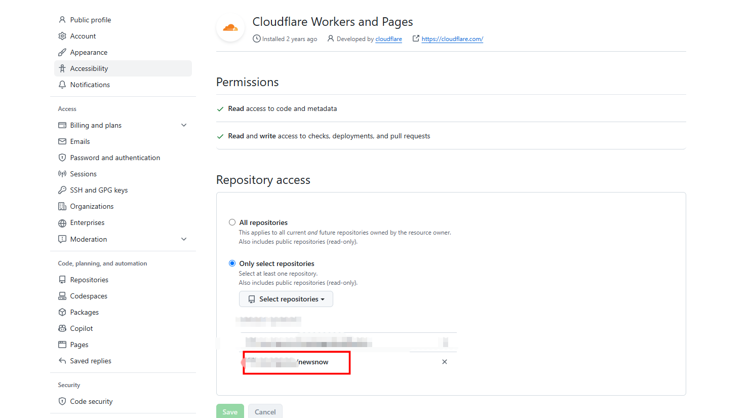 4 将 newsnow 加入 Cloudflare